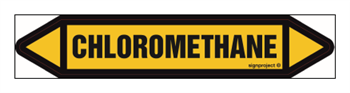 JF075 Chloromethane - sheet of 5 stickers
