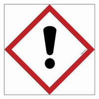 LD007 Health hazard - sheet of 48 stickers