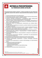 DB013 Fire Safety Instruction for Paint Shops (Paint Shops)