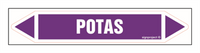 JF334 POTASSIUM - sheet of 5 stickers