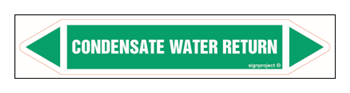 JF097 Condensate water return - sheet of 5 stickers