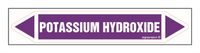 JF336 POTASSIUM HYDROXIDE - sheet of 4 stickers
