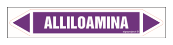 JF019 ALLYLOAMINE - sheet of 5 stickers