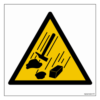 GE001 Work at height - warning against falling objects