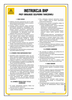 IAB15 Health and safety instructions for the use of a disc sander for wood