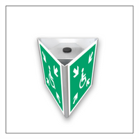 AE724 Assembly point for evacuation for disabled people (3D to the post)