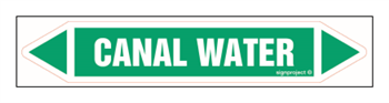 JF058 Canal water - sheet of 5 stickers