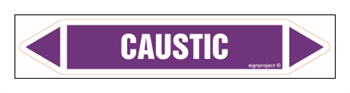 JF062 Caustic - sheet of 5 stickers