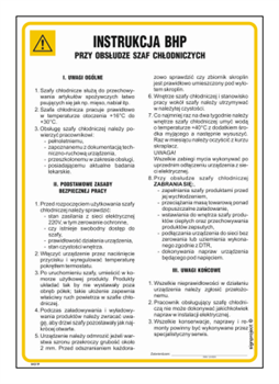 IAG19 Safety instructions for the use of refrigerated cabinets