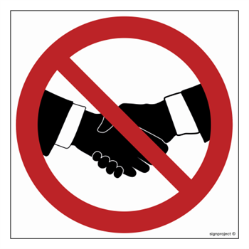 GB060 Prohibition of shaking hands