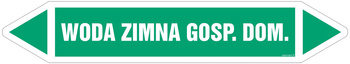 JF509 COLD WATER DOM. - sheet of 5 stickers