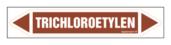 JF458 TRICHLOROETHYLENE - sheet of 5 stickers