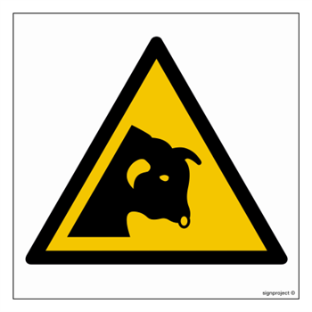 GD034 Bull Warning