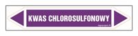 JF242 CHLOROSULFONIC ACID - sheet of 5 stickers