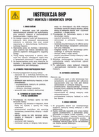 IAE23 Occupational health and safety instructions for tire assembly and disassembly