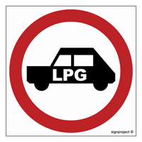 SA047 No entry for gas powered vehicles