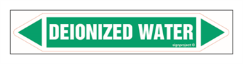 JF113 Deionized water - sheet of 5 stickers