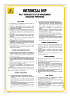 IAG34 Health and safety instructions for the operation of a coal-steam cooker