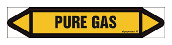 JF385 PURE GAS - sheet of 5 stickers