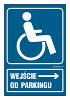 RB026 Access for the disabled from the car park