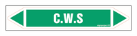 JF057 CWS - sheet of 5 stickers