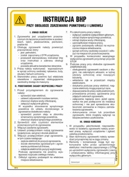 IAB16 Health and safety instructions for the use of spot and line welders