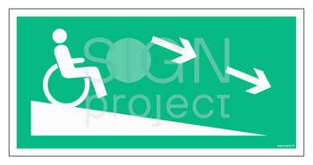 AC080 Escape route for the disabled on the right