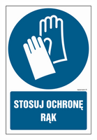 GL008 Use hand protection - pack of 10