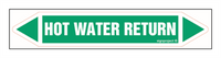 JF211 HOT WATER RETURN - sheet of 5 stickers