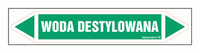 JF480 DISTILLED WATER - sheet of 5 stickers