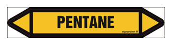 JF319 PENTANE - sheet of 5 stickers