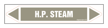 JF192 HP STEAM - sheet of 5 stickers