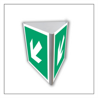 AE806 Escape route direction (3D wall)