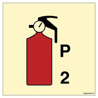 FA083 2kg Powder fire extinguisher