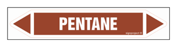 JF318 PENTANE - sheet of 5 stickers