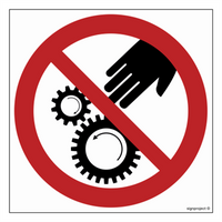 GB027 Moving Machine Parts - sheet of 12 stickers