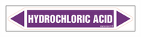 JF218 HYDROCHLORIC ACID - sheet of 4 stickers