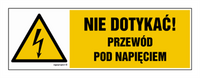 HB021 Do not touch live wire