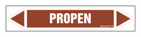 JF358 PROPEN - sheet of 5 stickers