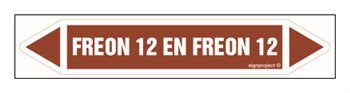 JF168 FREON 12 EN FREON 12 - sheet of 5 stickers