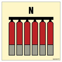 FE077 Fixed Nitrogen fire extinguishing battery