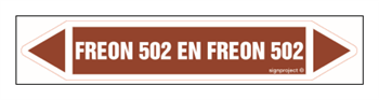 JF171 FREON 502 EN FREON 502 - sheet of 5 stickers