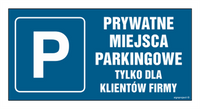 NC070 Private parking for company customers only