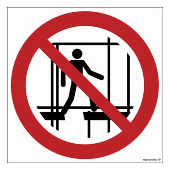 GA025 Prohibition of incomplete scaffolding