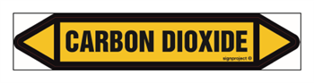 JF059 Carbon dioxide - sheet of 5 stickers