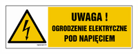 HB019 Caution Electric Fence Live