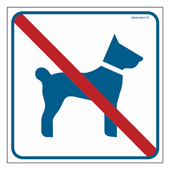 RA507 No dogs allowed