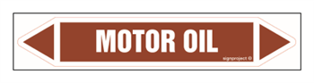 JF276 MOTOR OIL - sheet of 5 stickers