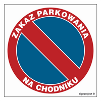 SA010 No parking on the sidewalk