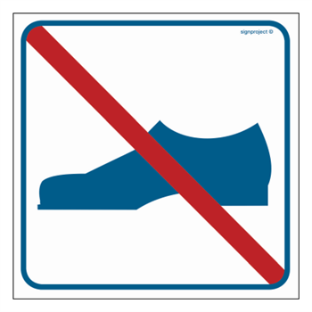 RA506 Footwear prohibited